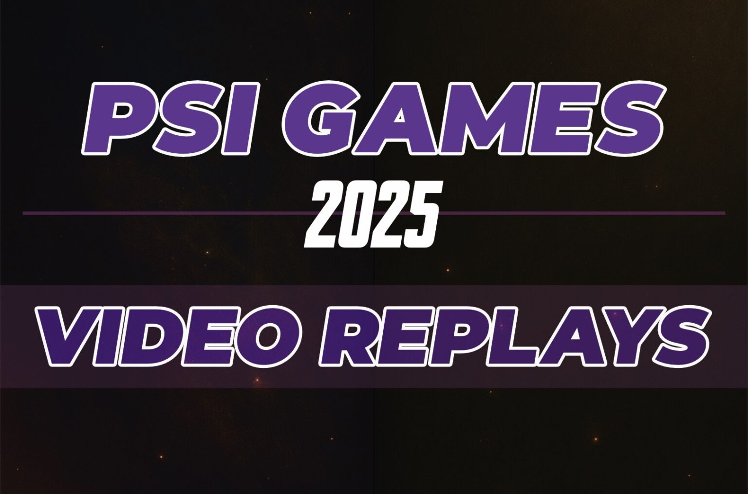 Home - PSI 2026 Games
